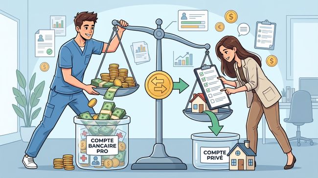 Kiné indépendant : le compte bancaire à ouvrir dès le départ (et comment bien l’utiliser)